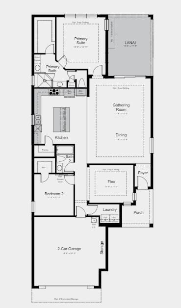  Structural options include: extended covered lana