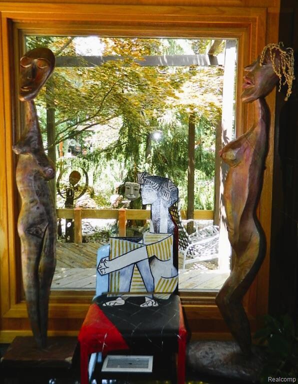 Dining Room Window looking into gardens