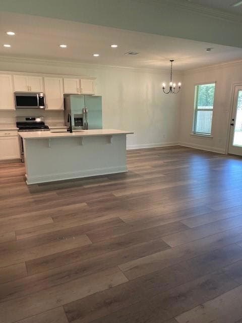 Kitchen with Refrigerator