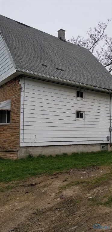 West side of house