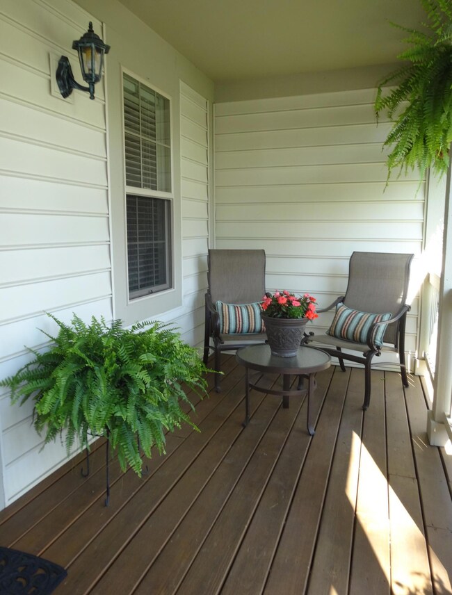 Large front porch