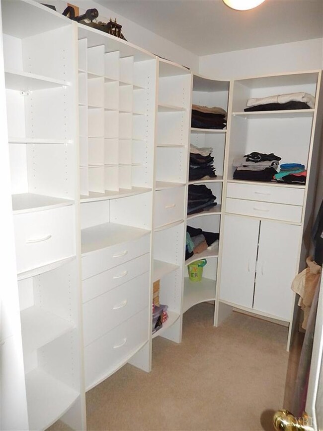 2nd floor master bdrm walkin closet with nice buil