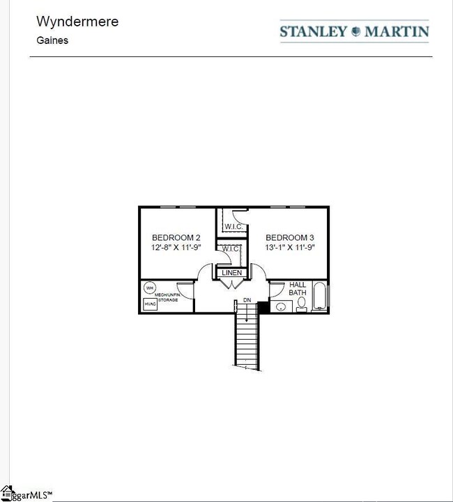 Gaines Floor Plan_2nd Floor