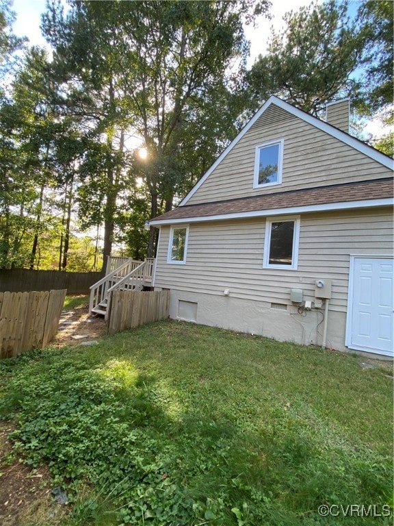 deck and fence