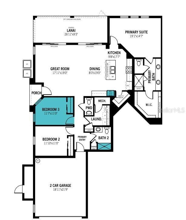 Floor Plan - on first floor