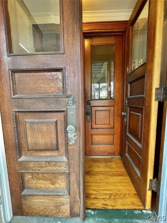 Enter from the porch through the incredible, origi