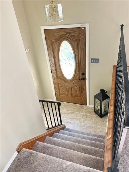 New ceramic tile entryway