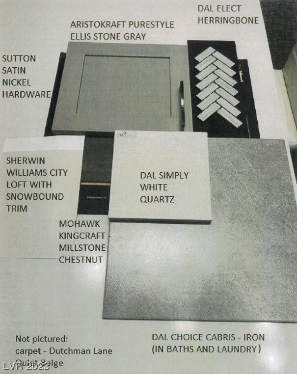 Design selections for 6730 Palmer Estates Street ~ under construction and selections are subject to change.