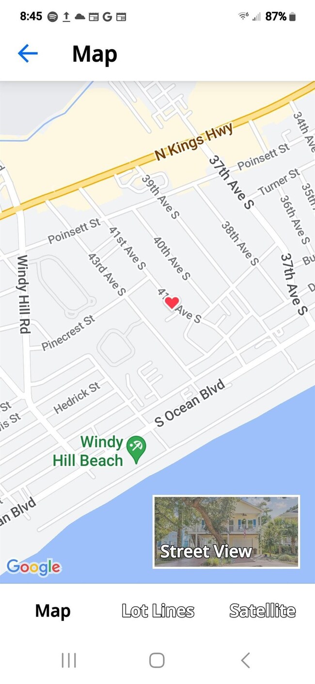 Map location