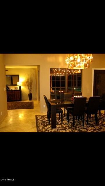 Dining area open to family room