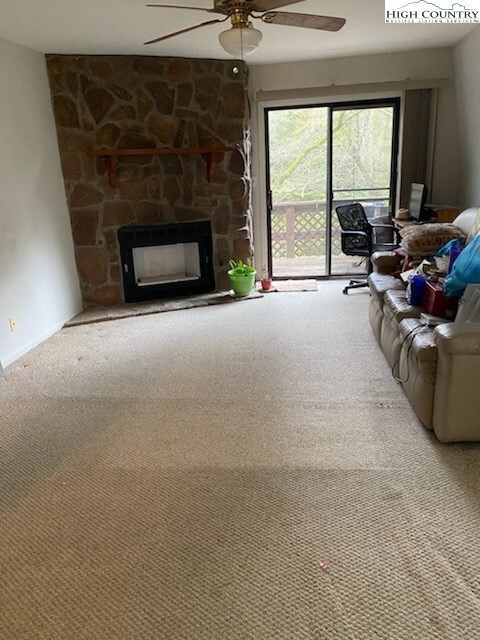 Open Family Room & Dining Room