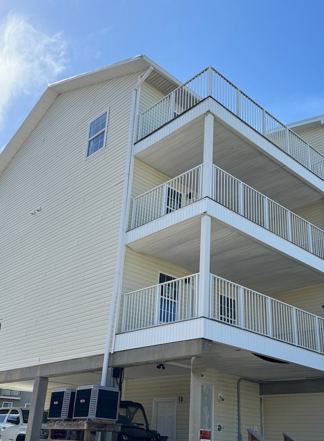 Three water view balconies...