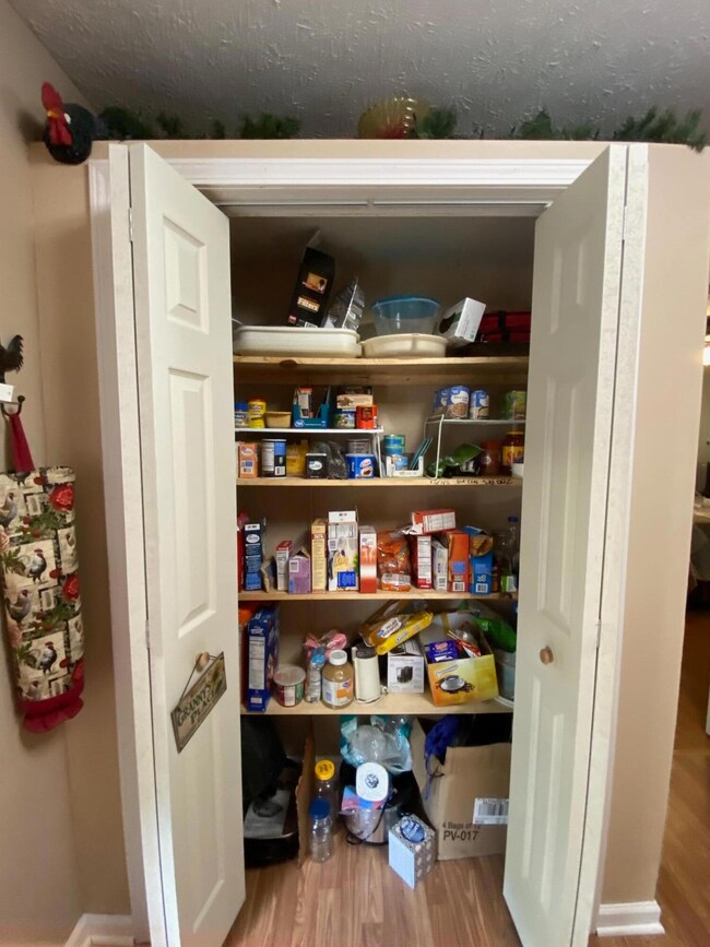 Spacious pantry