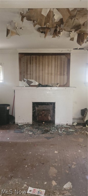 View of unfurnished living room