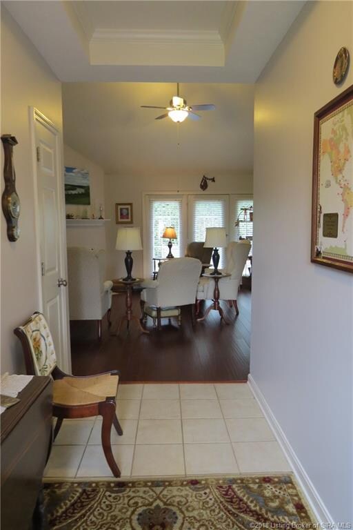 SPACIOUS TILED ENTRY WAY...
