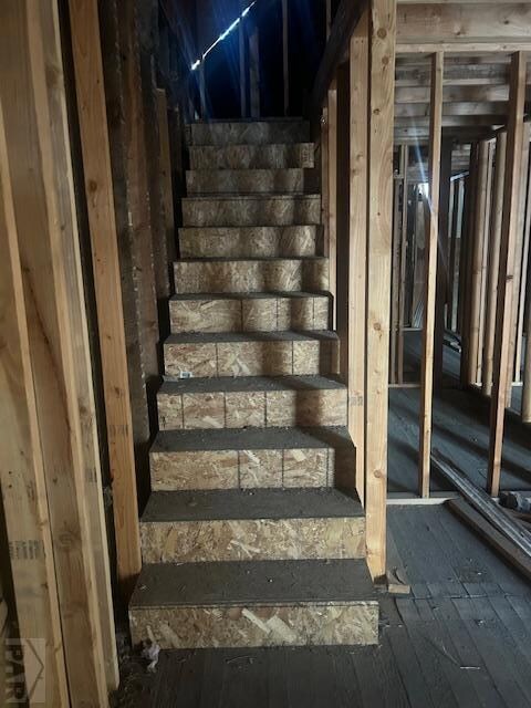 stairs to upper level