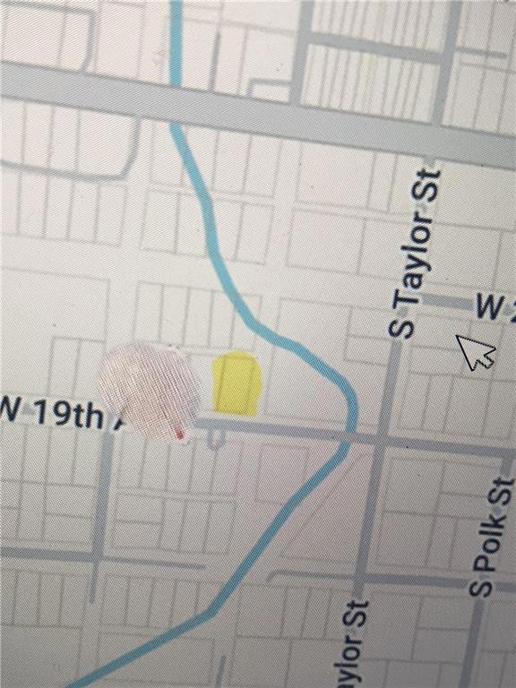 City Plat with the lot highlighted in yellow

