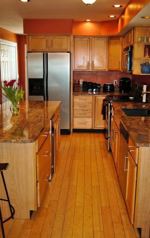 Beautiful marble countertops,...
