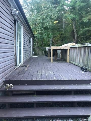 Huge back deck