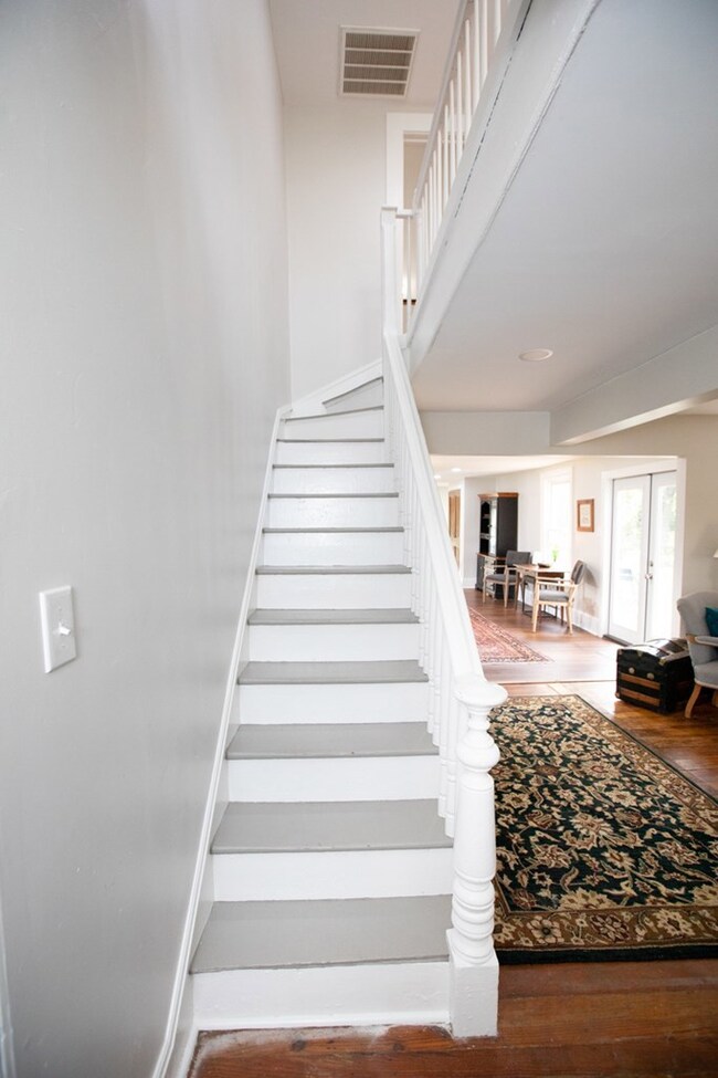 Stairs to upper level