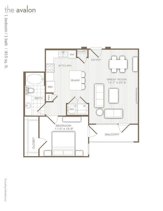 great layout with balcony access from bedroom and