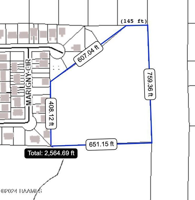 5100 BLK W Congress A lot dimensions