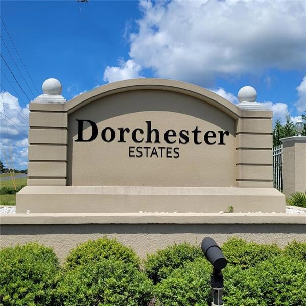 Back Gate Entrance Dorchester Estates