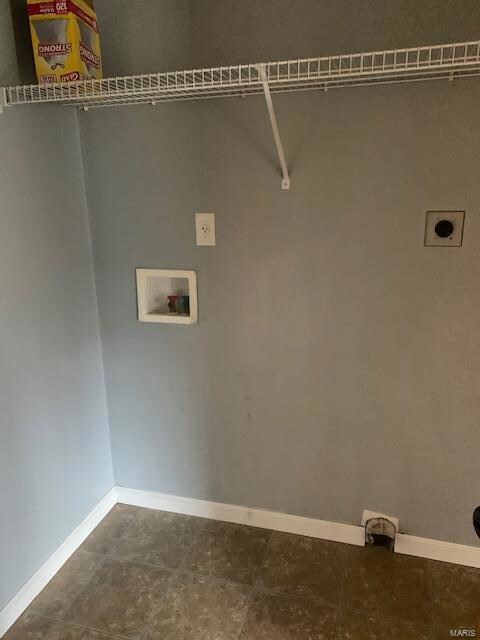 Main floor laundry with closet