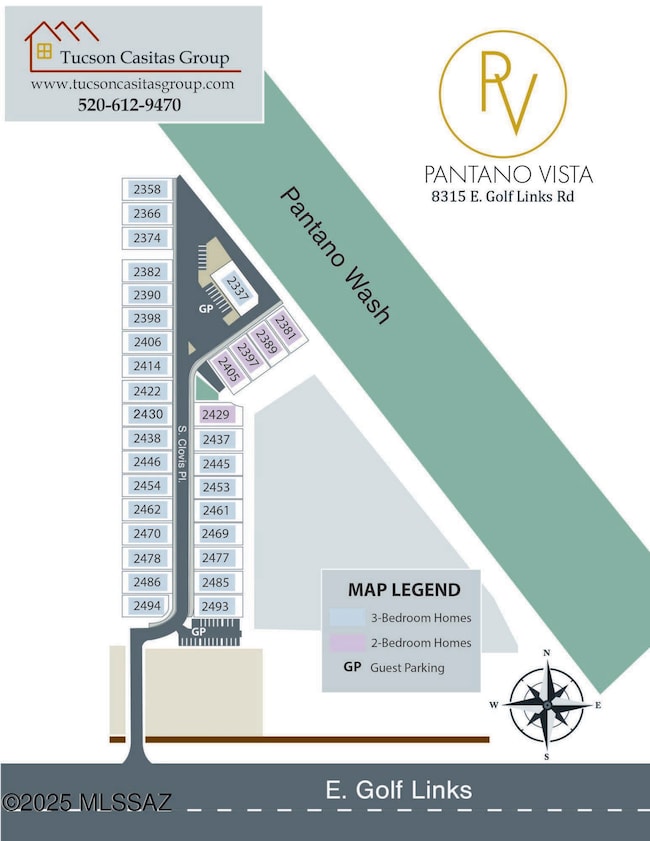 Pantano Vista Community Map