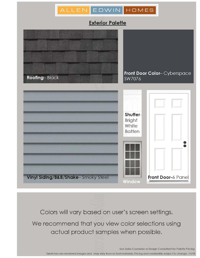 SVW0081 EXTERIOR PALETTE