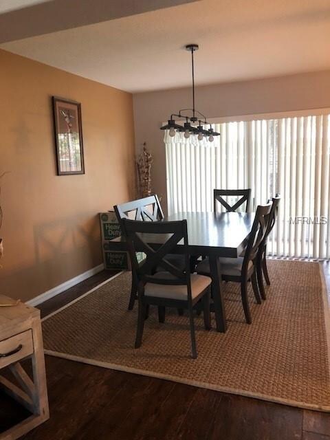 Dining Room Area - 1st Floor has Wood Look Tile