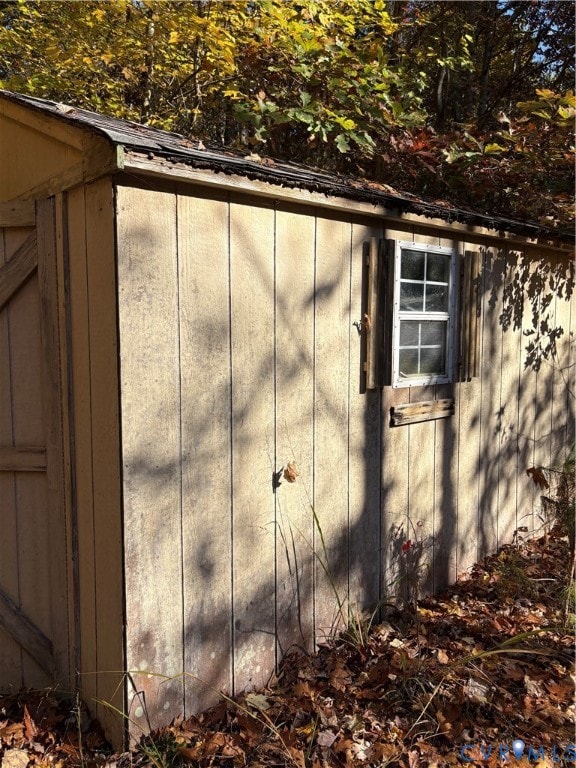View of outbuilding