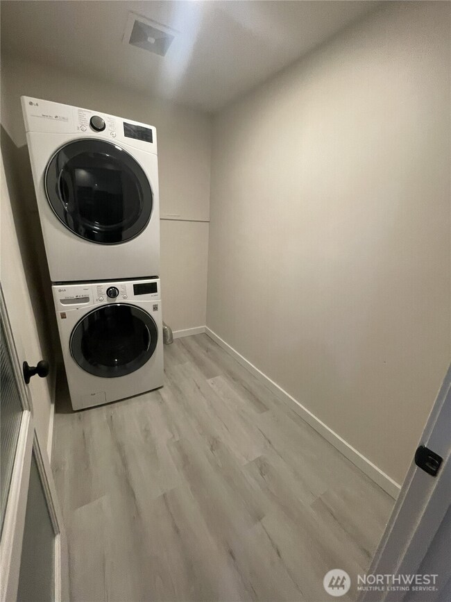 W/D and new Hot Water heater off kitchen