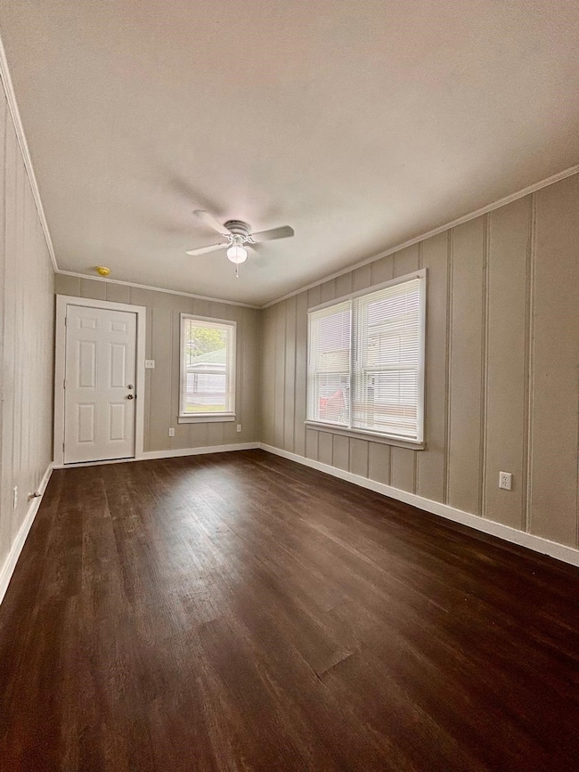 Laminate flooring complemented by a panel accent w