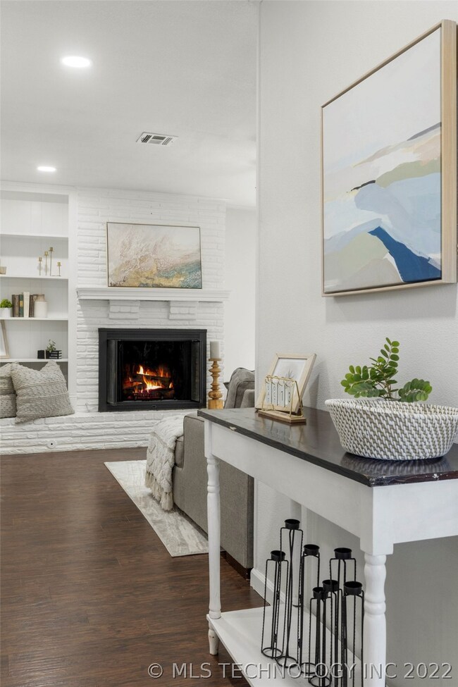 Inviting Entryway with Office/Dining room to the r