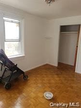 Bedroom featuring a closet