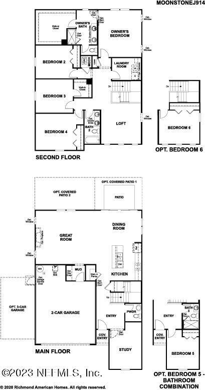 Moonstone M floorplan
