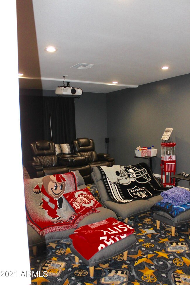 330 Sqft Theater Room