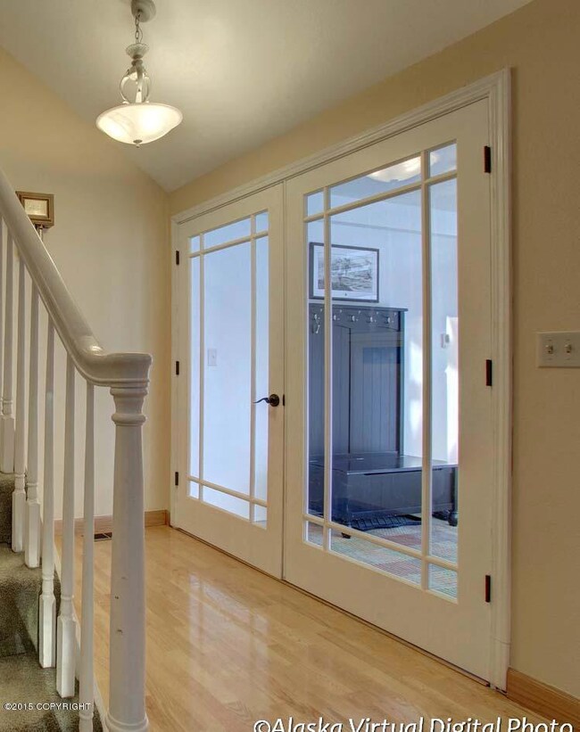 Entry door from arctic entry