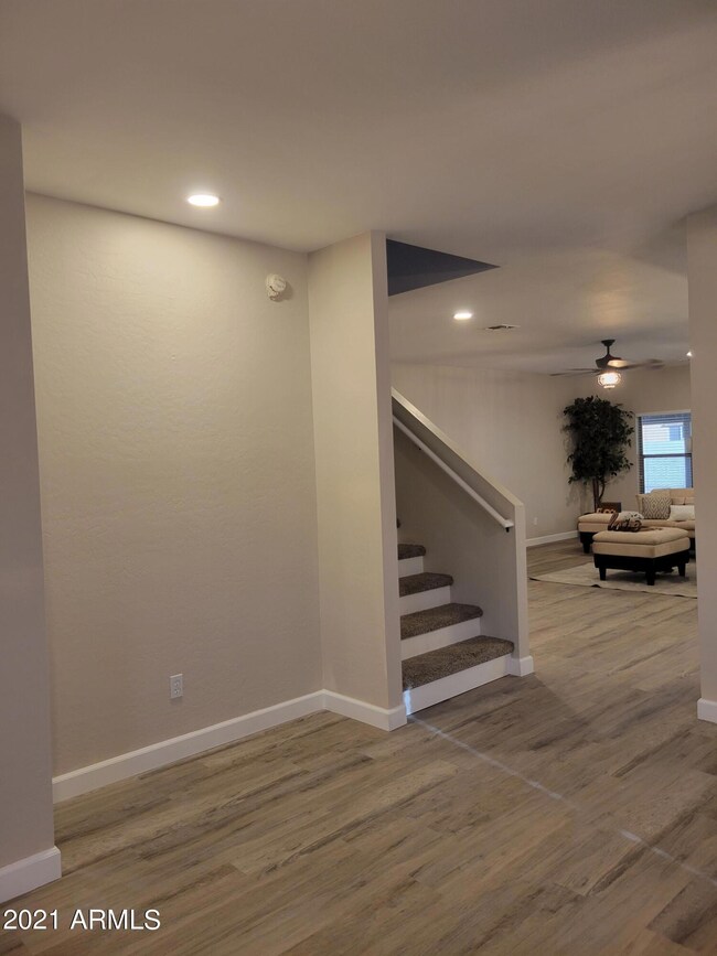 LIVING ROOM TO STAIRS