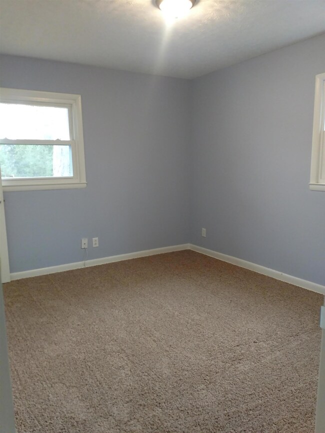 Master bedroom with new carpet