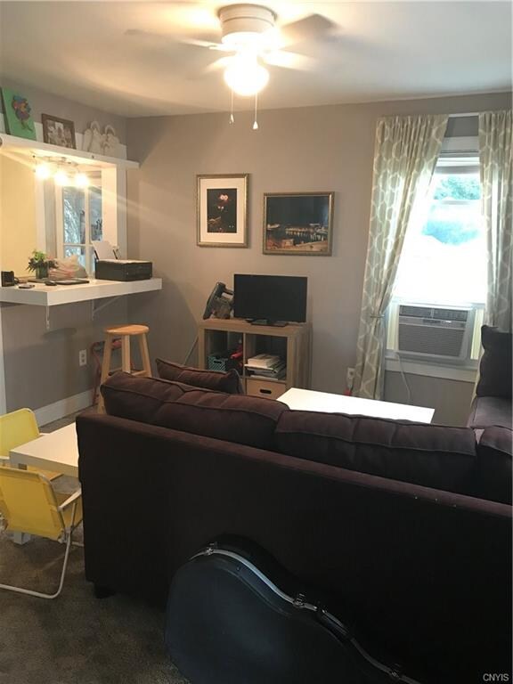 2 Large Windows that look out to  your private bac