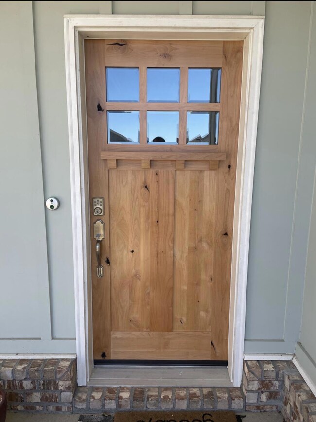 New craftsman door w/smart home lock