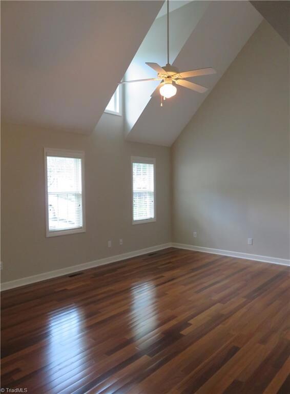 Cathedral ceilings give expansiveness to this room which opens to the breakfast room.  All rooms have been recently painted.  This is a well maintained home.