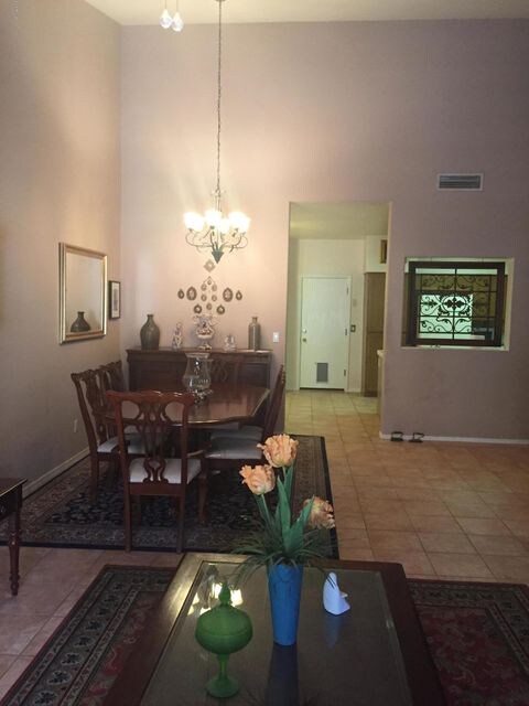 Looking into dining room area