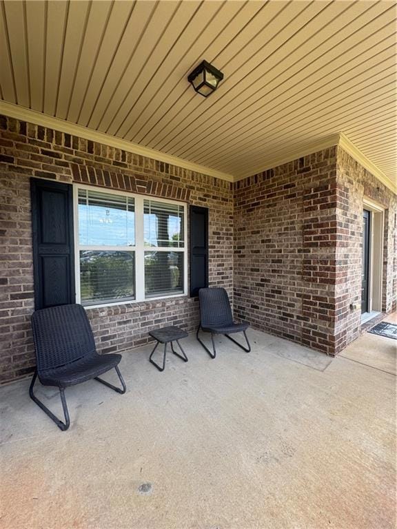 View of patio