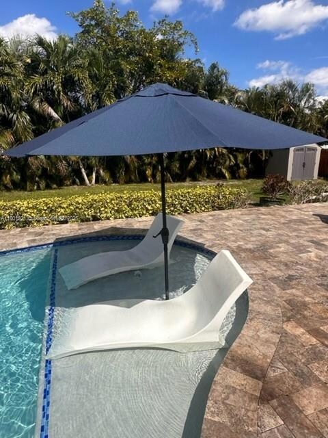 Pool lounging chairs