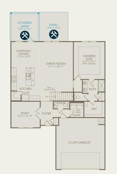 Hartwell Floorplan Level 1 Covered