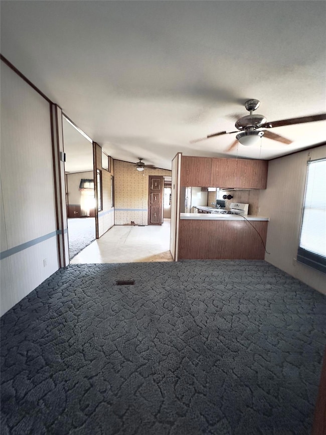 Dining and kitchen area.