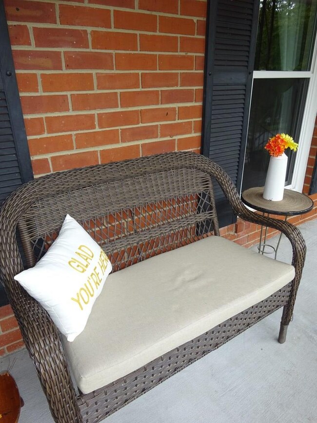 Plenty of Seating at front porch